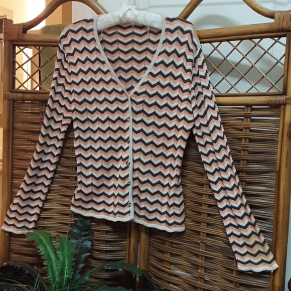 Chevron Cardigan - Picture 1 of 4